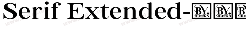 Serif Extended字体转换 Serif Extended字体转换